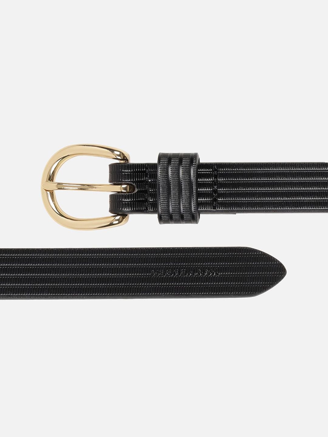 Heusen Woman Women Textured Leather Belt - Image 4