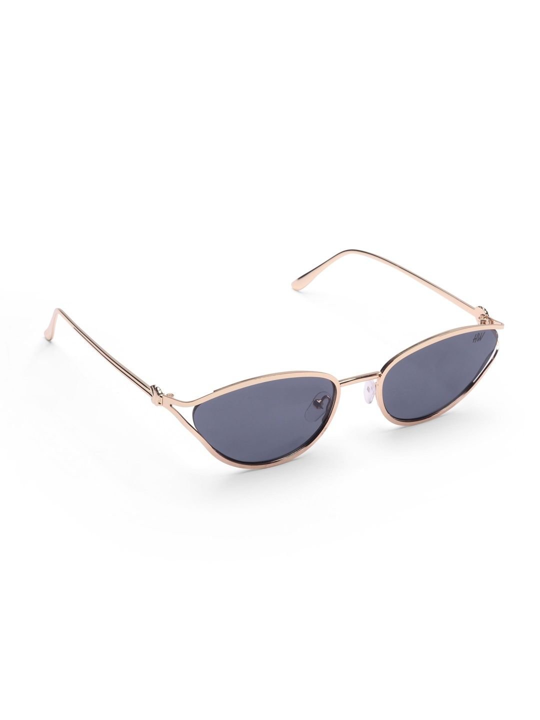 HAMILTANO WINSTON Women Black Cateye Sunglasses - Image 3