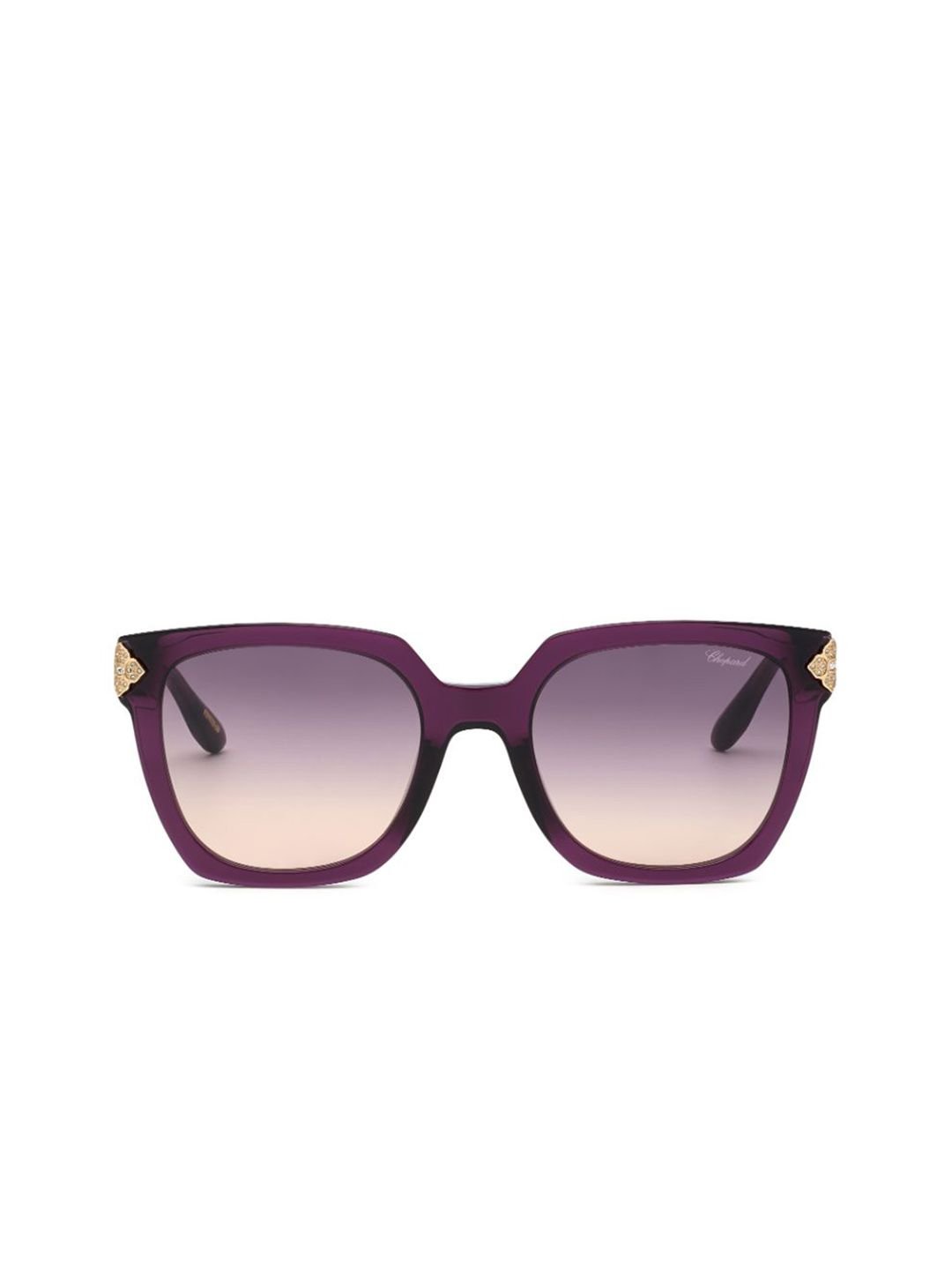 Chopard Chopard Women Square Sunglasses with UV Protected Lens SCH336S5496ZSG - Image 2