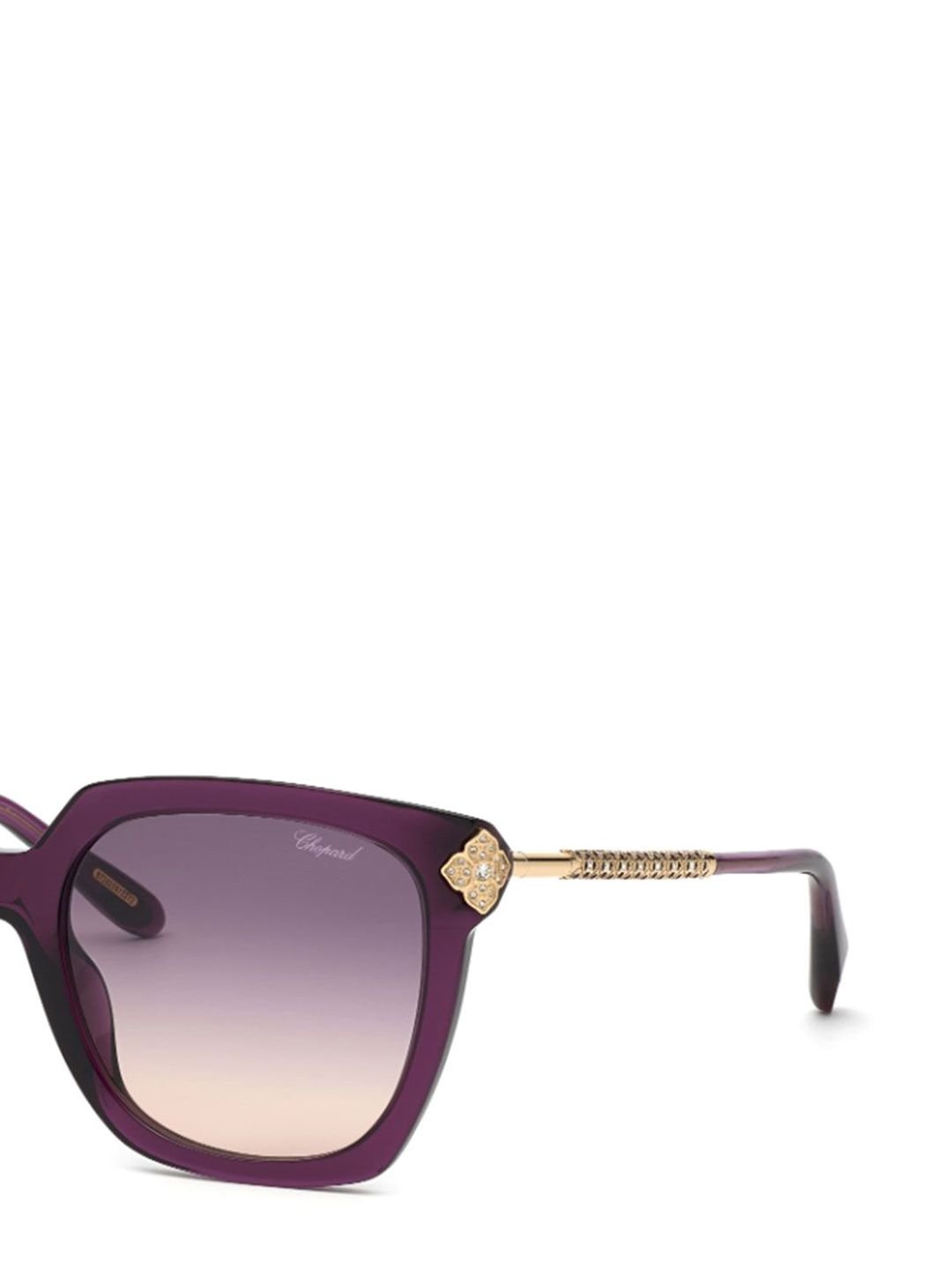 Chopard Chopard Women Square Sunglasses with UV Protected Lens SCH336S5496ZSG - Image 4