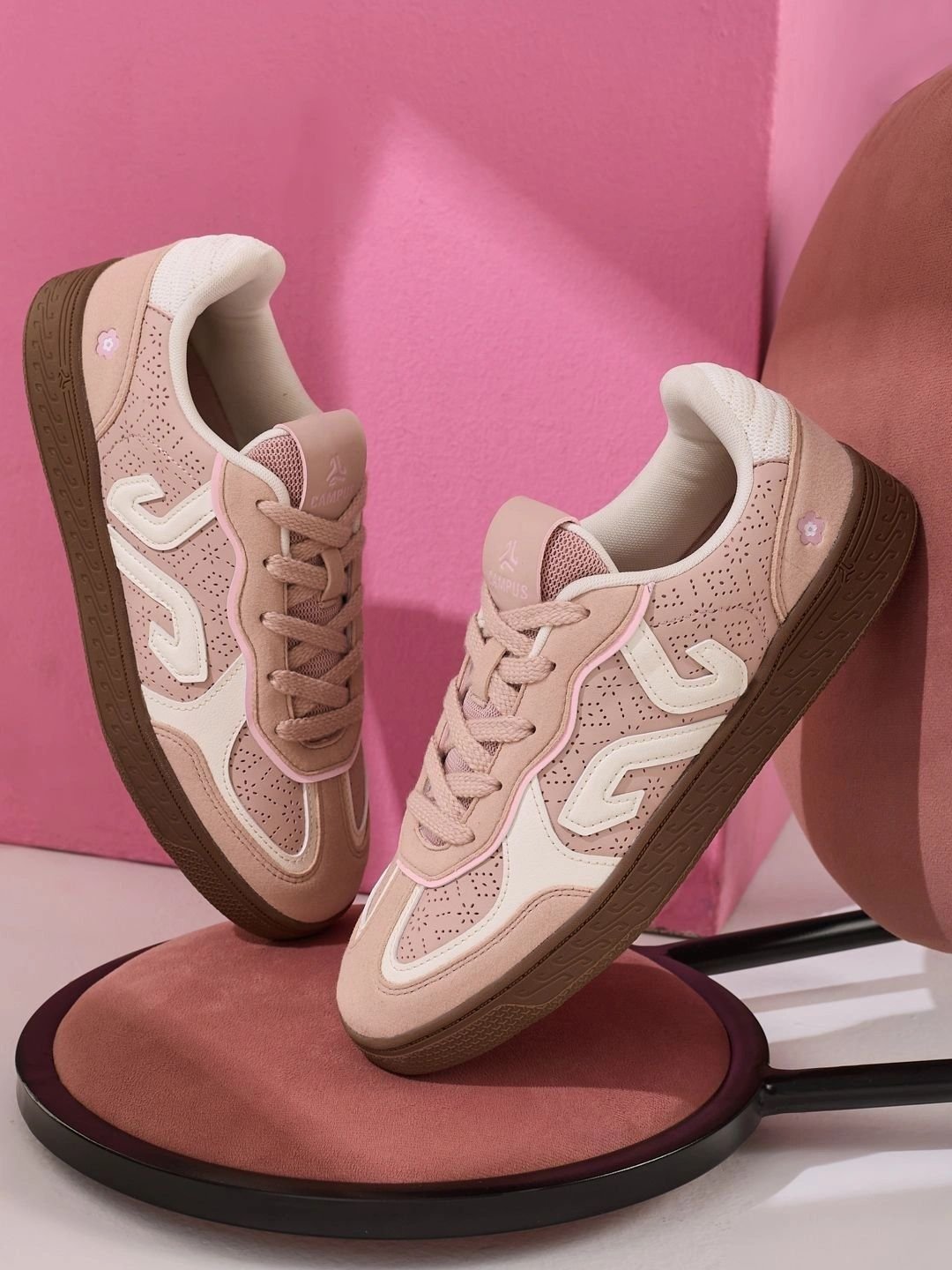 Campus Women Perforations PU Sneakers
