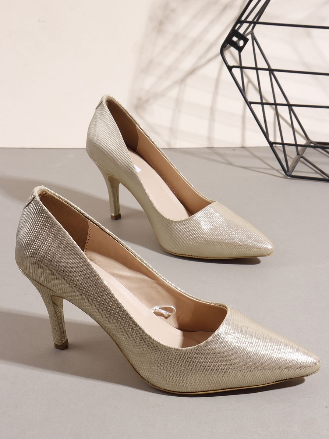 THE WHITE POLE Fashionable Trending Casual Stiletto Heel For Womens And Girls