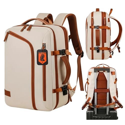 KARRIER Heavy-Duty Business Backpack – Water-Resistant Expandable Bag – 3-in-1 Design, Chest Buckle & Compression Straps – Versatile Rucksack for Daily Commute