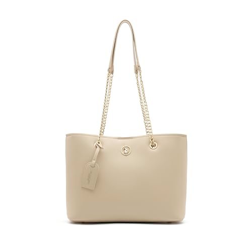 Gabby Solid Tote Handbag |Multi Pockets For Women| Stylish Handbag For Women |Office Bag And Everyday Use