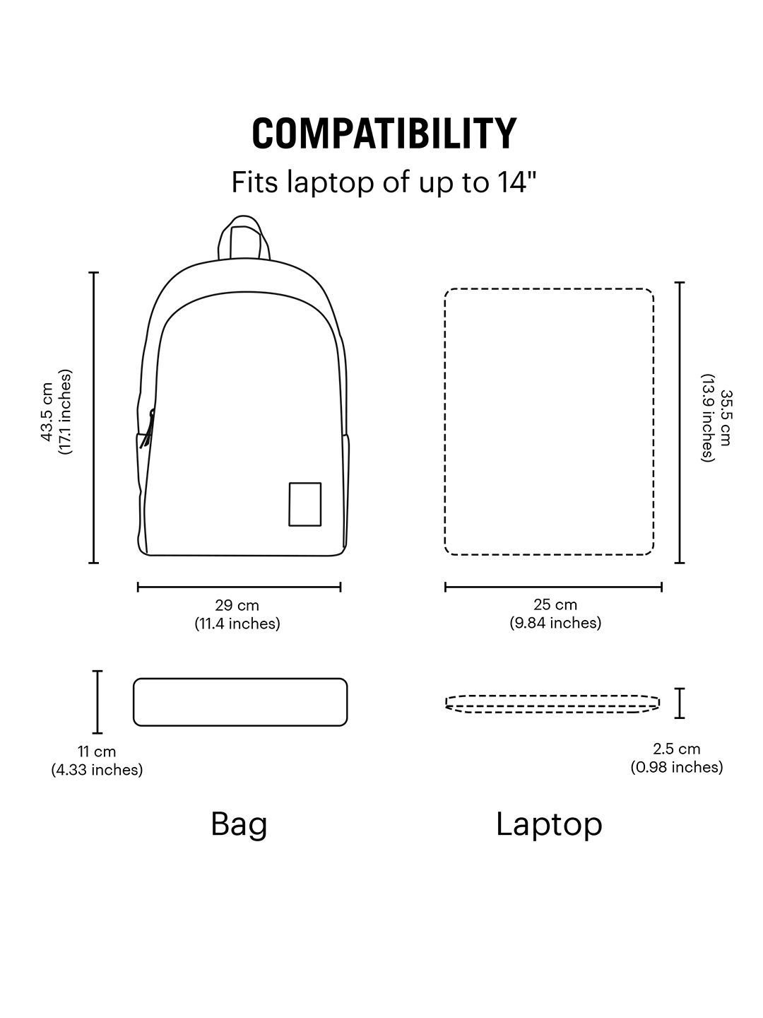 DailyObjects Ivory Pedal Daypack - Image 3