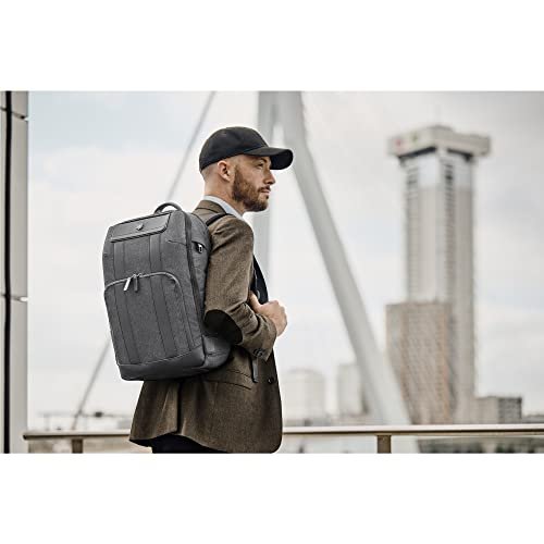 Victorinox Architecture Urban 2.0, Deluxe Backpack, 15" Laptop and Tablet Compartment, Melange Grey (611954), M - Image 2