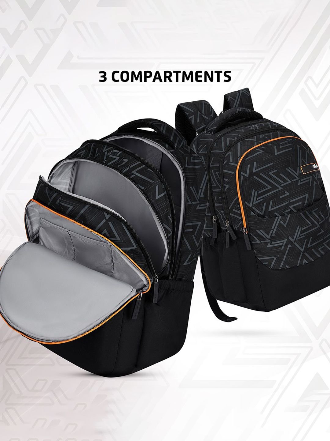 Safari Altus 37L Unisex Graphic Backpack with Laptop Compartment & Rain Cover - Image 3