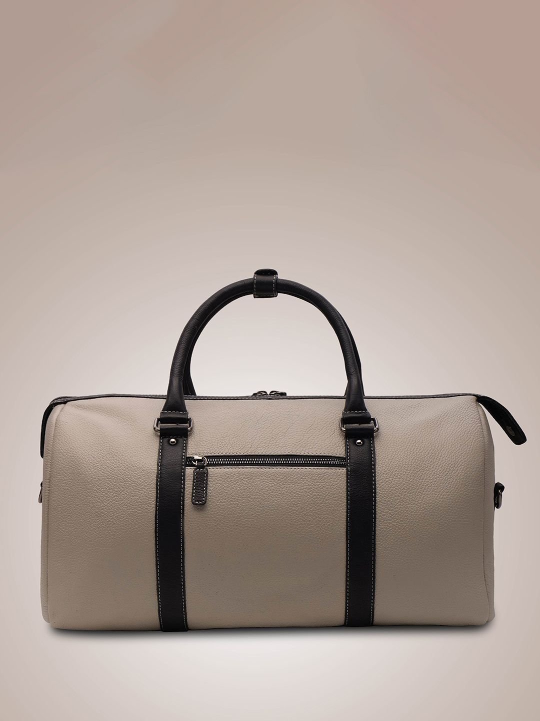 PERF Unisex Travel, Gym & Weekend Leather Duffel Bag With Two Short Handles - Image 3