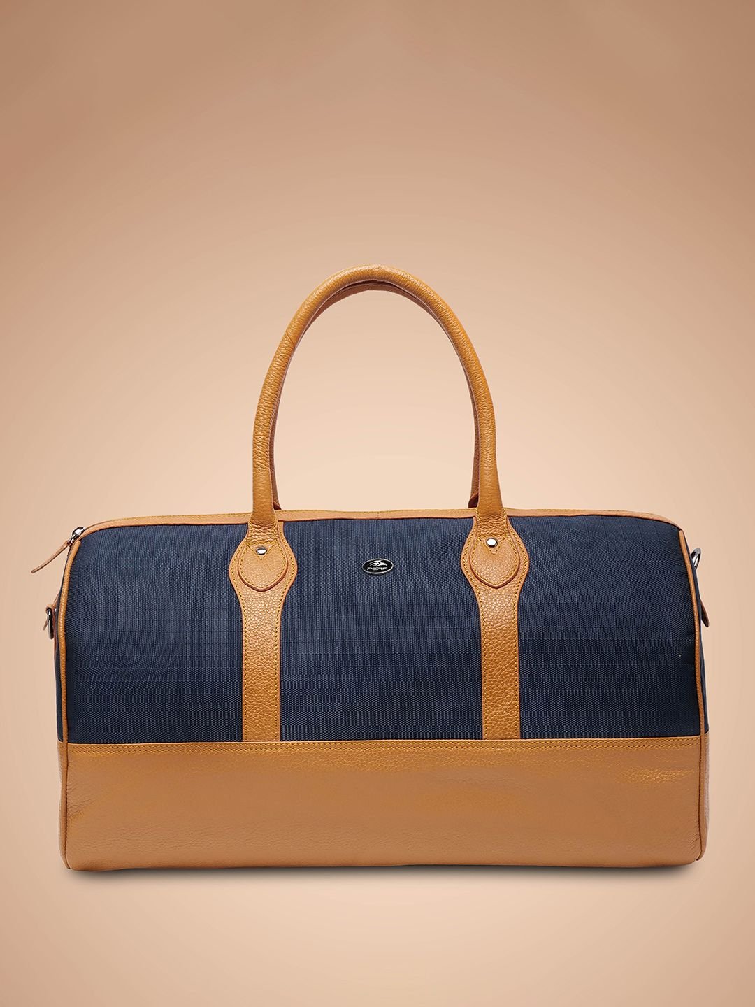 PERF Unisex Travel, Gym & Weekend Leather Duffel Bag With Two Short Handles