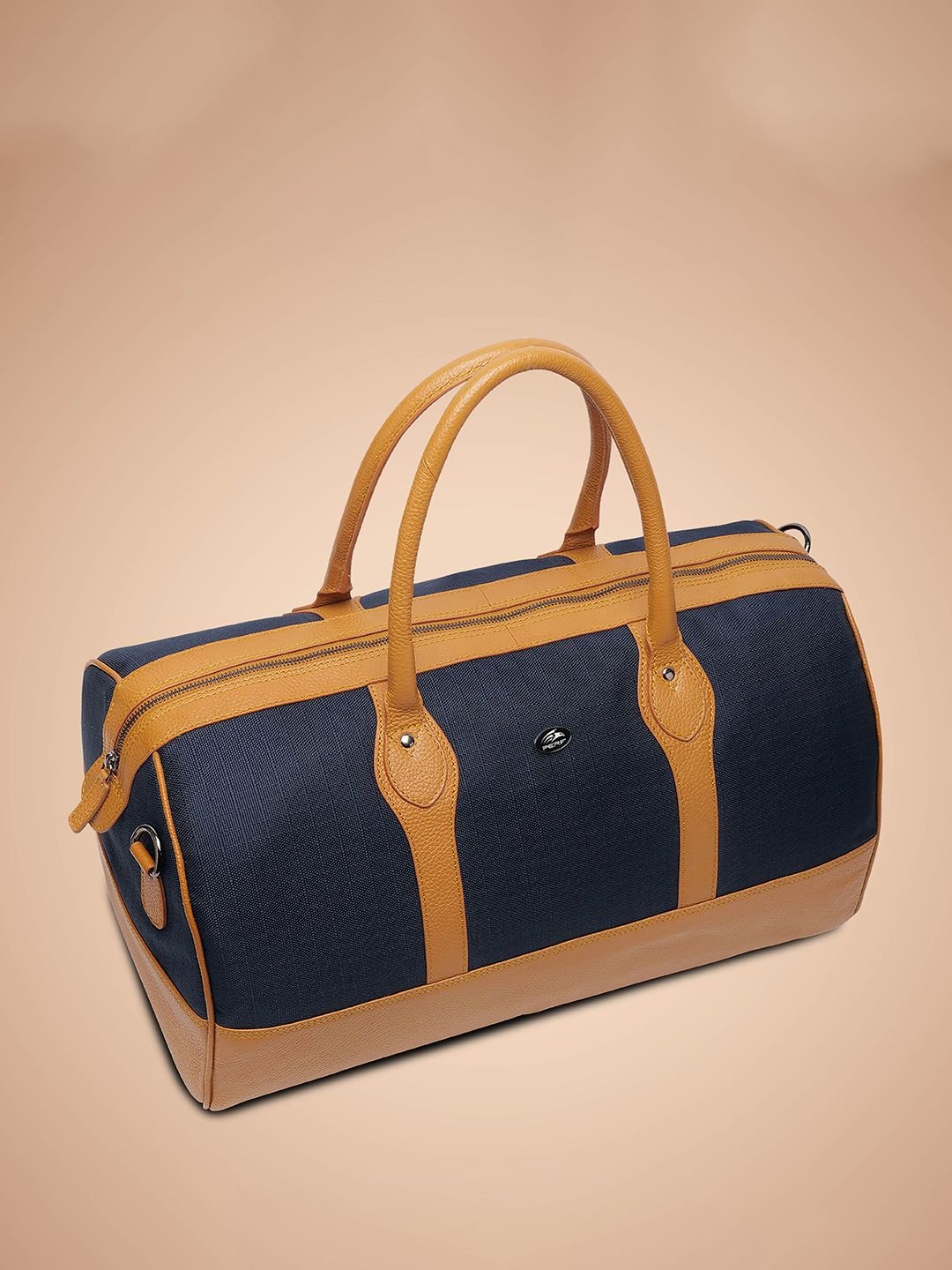 PERF Unisex Travel, Gym & Weekend Leather Duffel Bag With Two Short Handles - Image 2