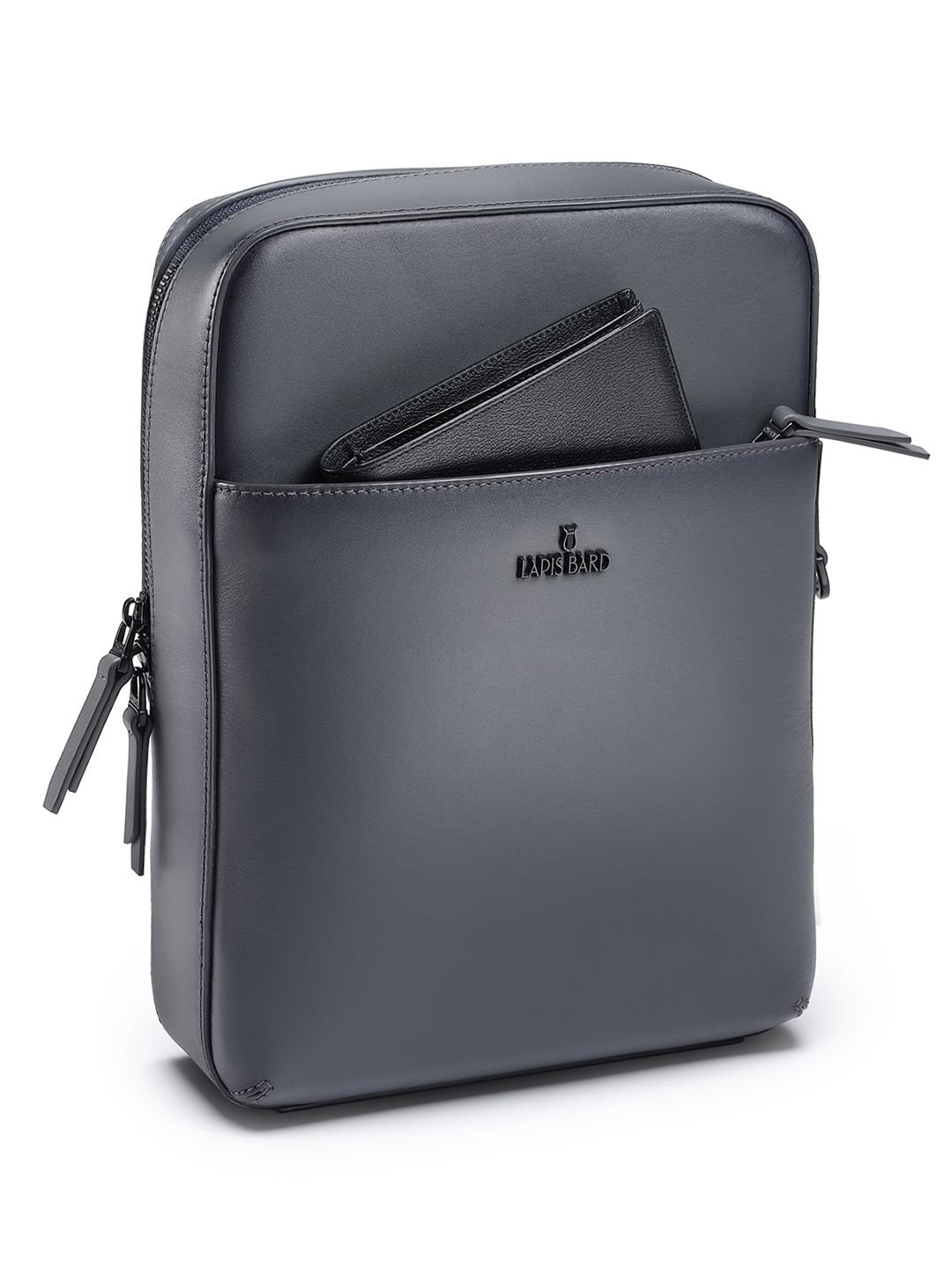 Lapis Bard Graphite Ducorium Kent Crossbody Travel Bag - Image 3