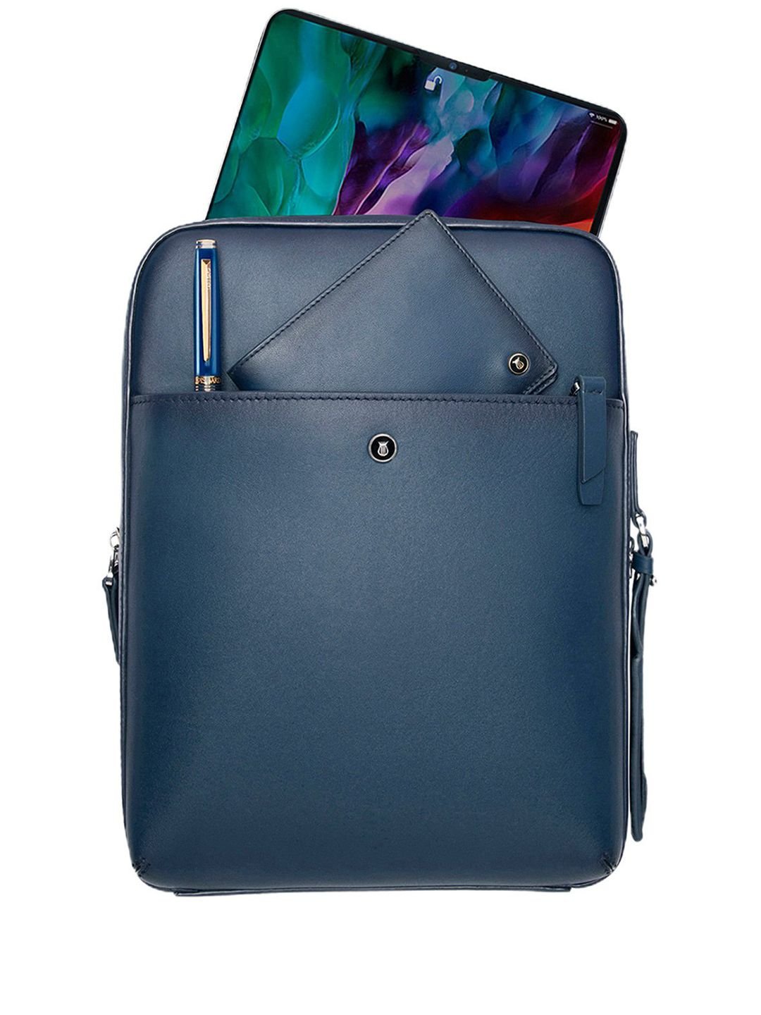 Lapis Bard Navy Ducorium Kent Crossbody Travel Bag - Image 4