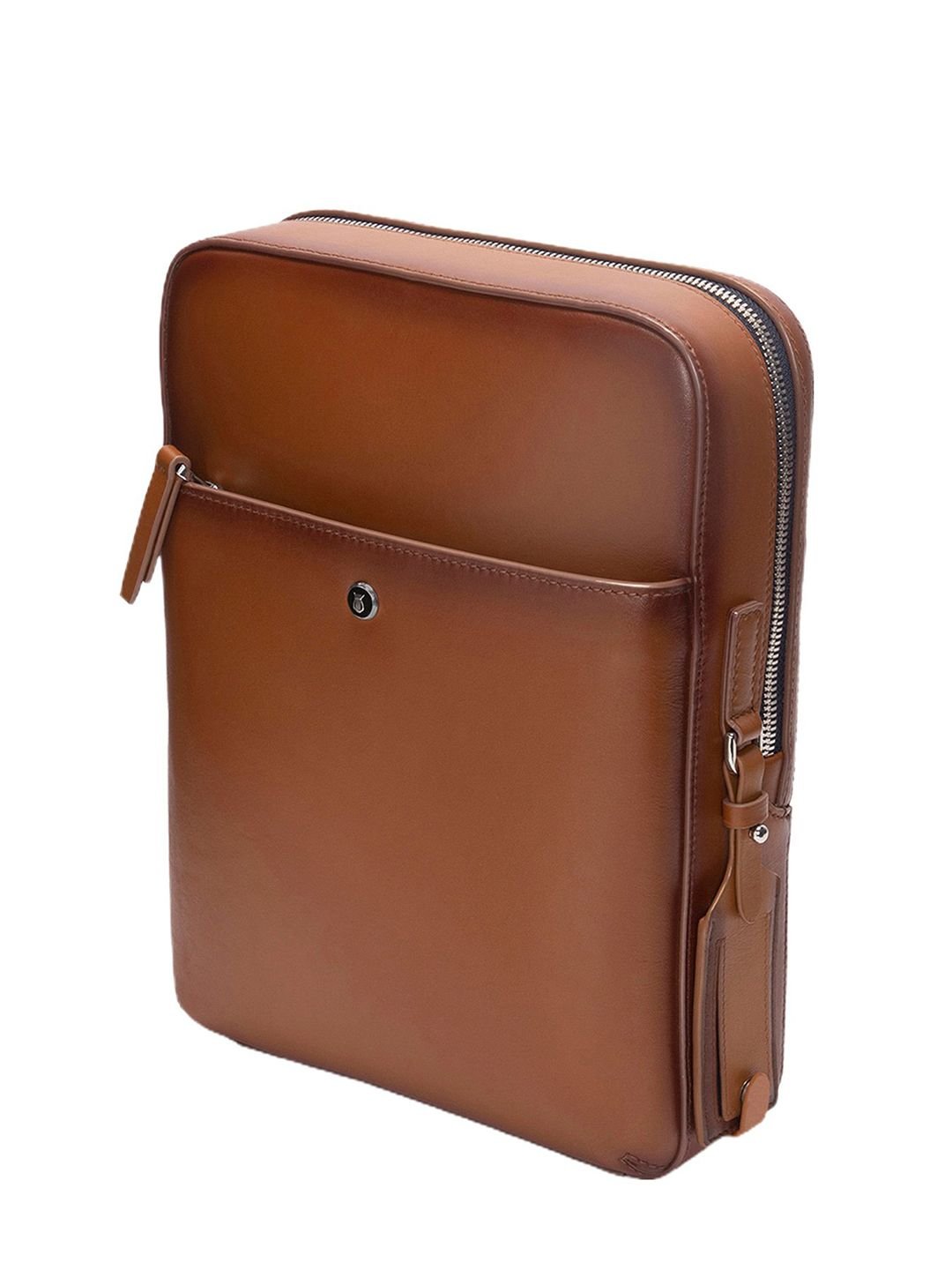 Lapis Bard Cognac Ducorium Kent Crossbody Travel Bag - Image 3