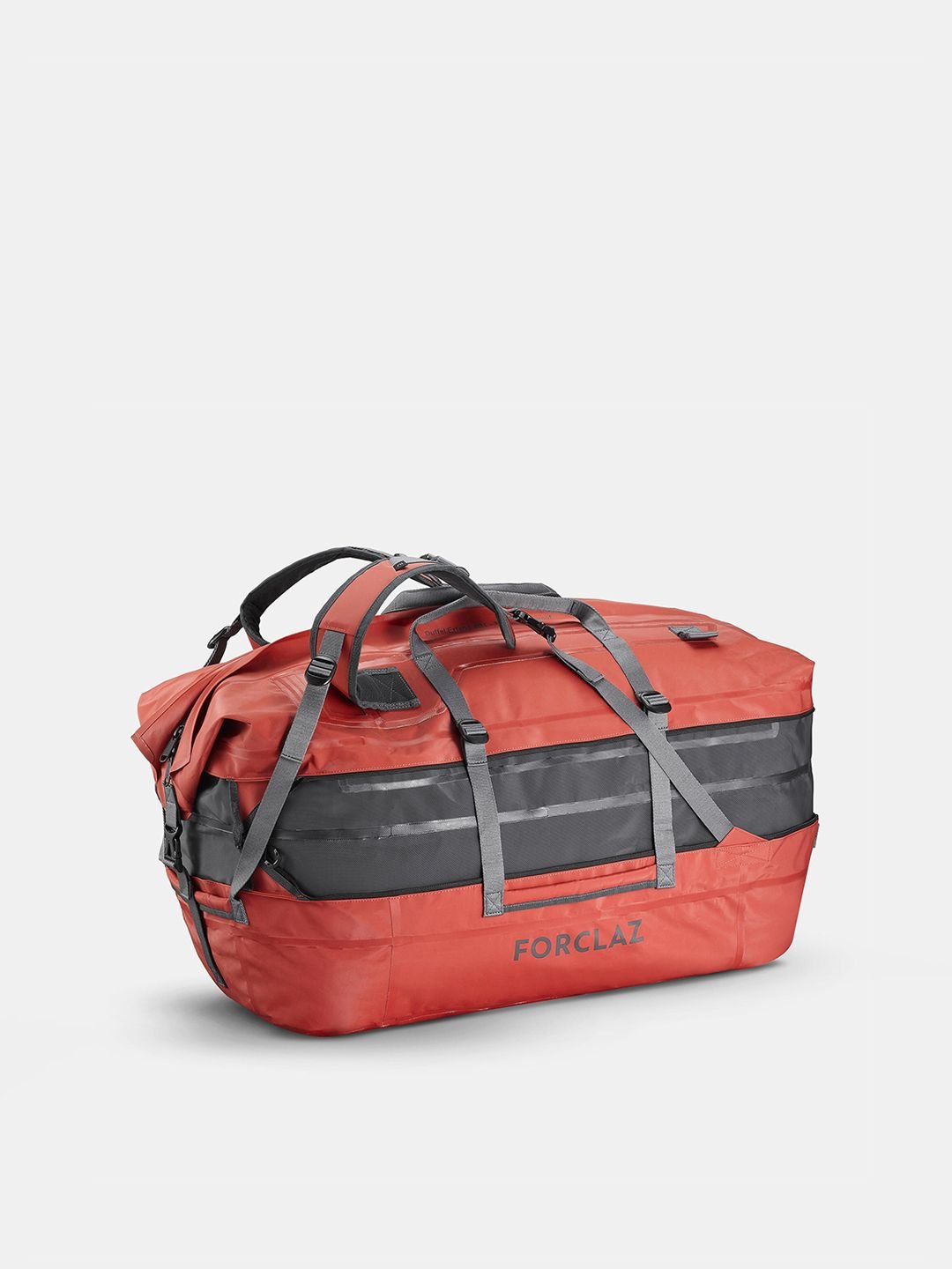 Decathlon FORCLAZ - Maroon Expandable 80-120L Travel Duffle Bag - Image 2