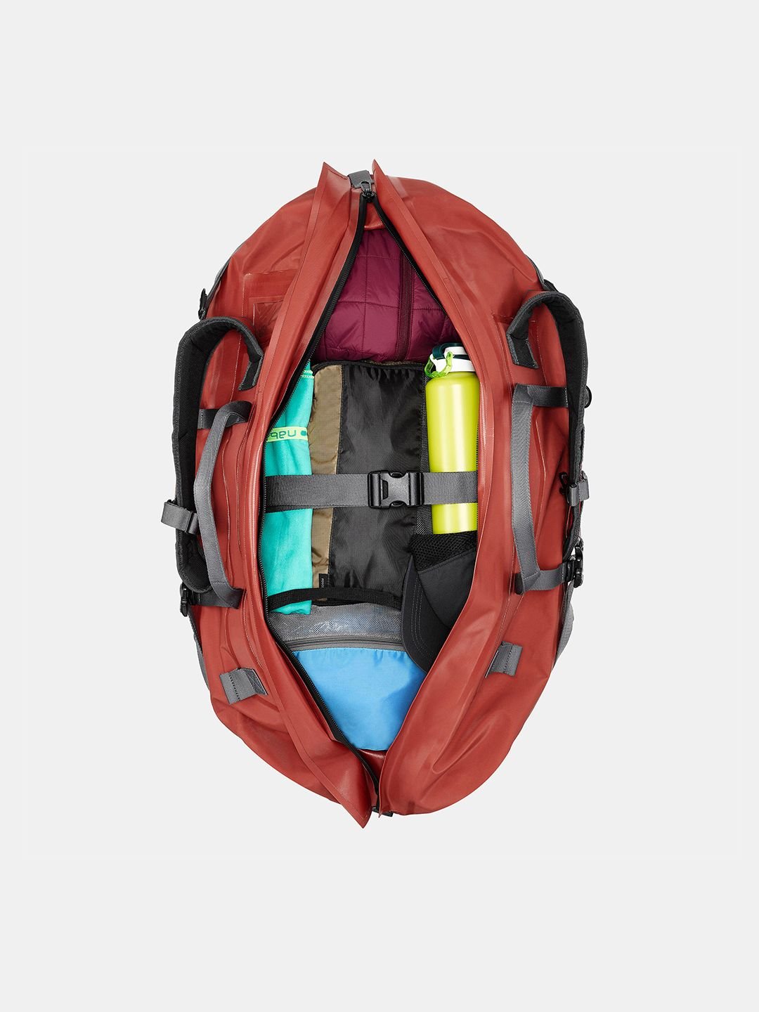 Decathlon FORCLAZ - Maroon Expandable 80-120L Travel Duffle Bag - Image 4