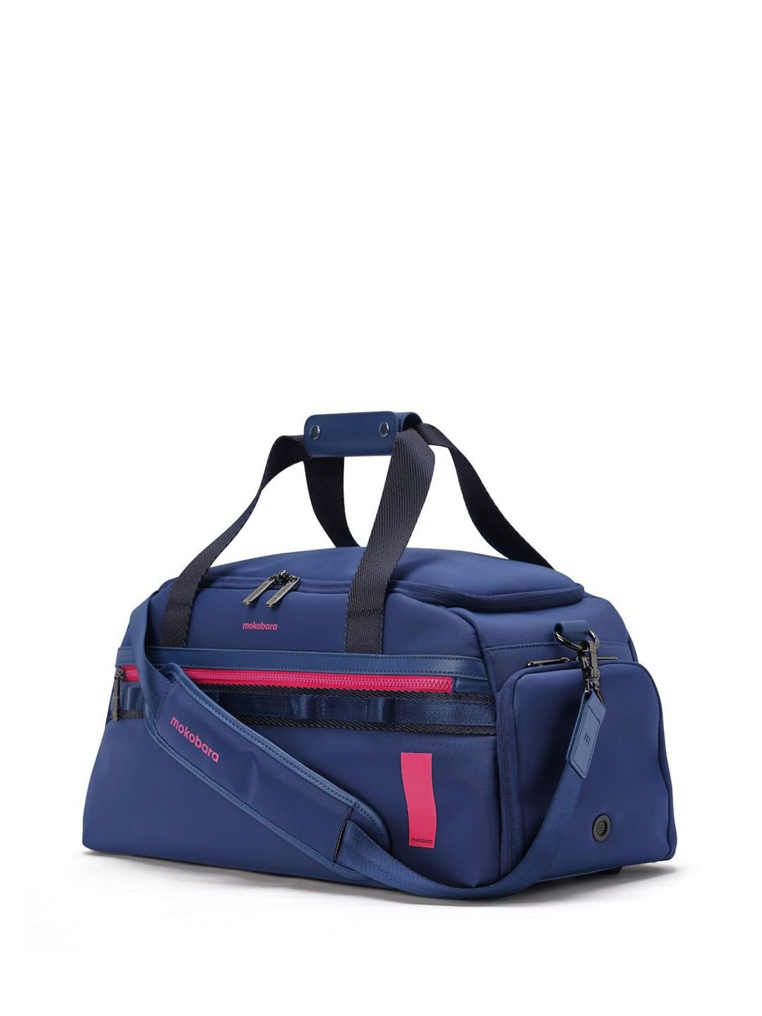 MOKOBARA Unisex The Bootcamp Duffle Structured Nylon & Vegan Leather Travel - Image 2
