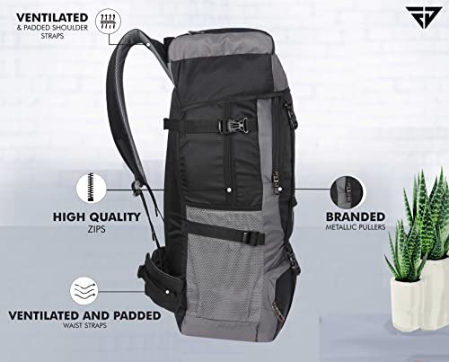 Fur Jaden 55 LTR Rucksack Travel Backpack Bag for Trekking, Hiking with Shoe Compartment - Image 4