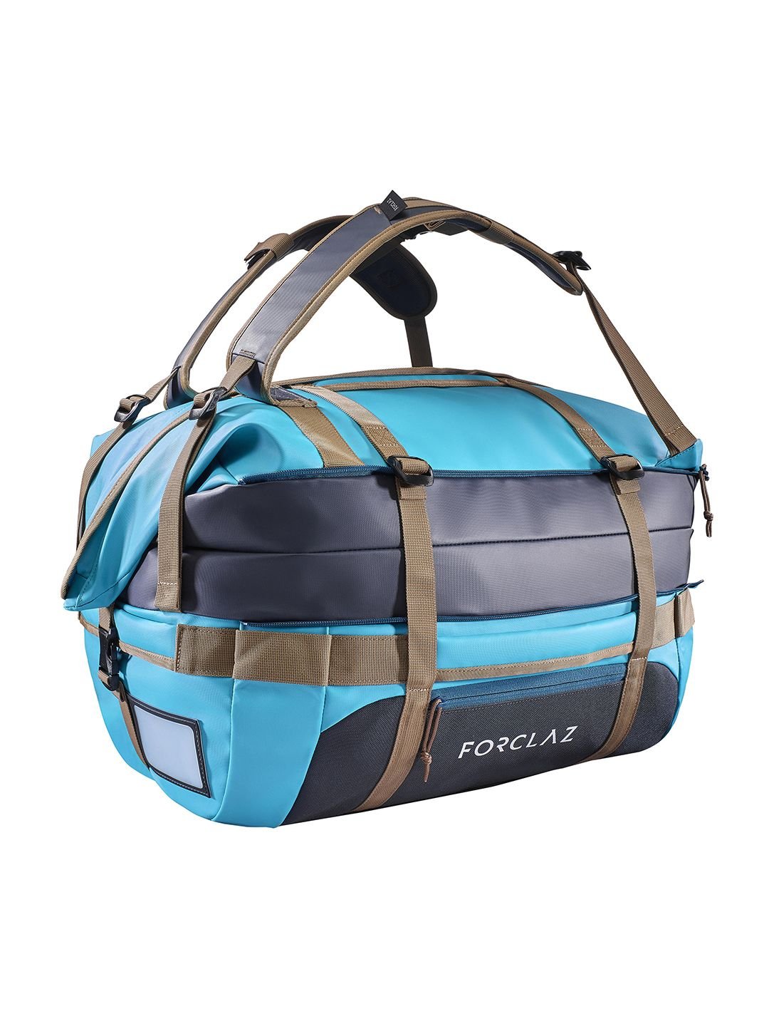 Decathlon FORCLAZ - Unisex Expandable Travel Duffle Bag 40- 60L - Image 2