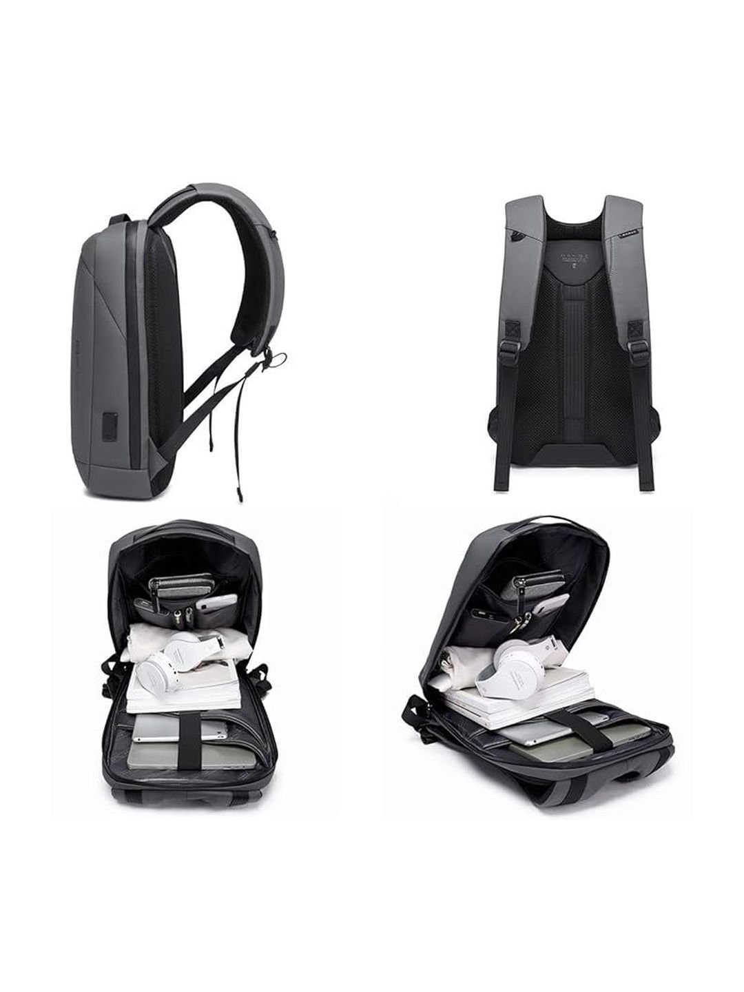 BANGE Men FortiPack Slim 20L Water-Resistant Travel Office Bag Laptop Backpack - Image 3
