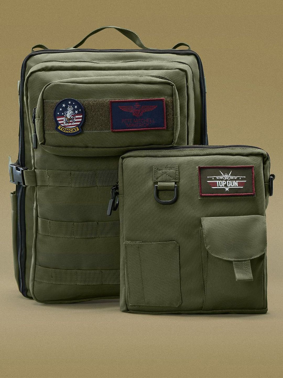 The Souled Store Unisex Top Gun Maverick Travel Duffle Overnighter Bag