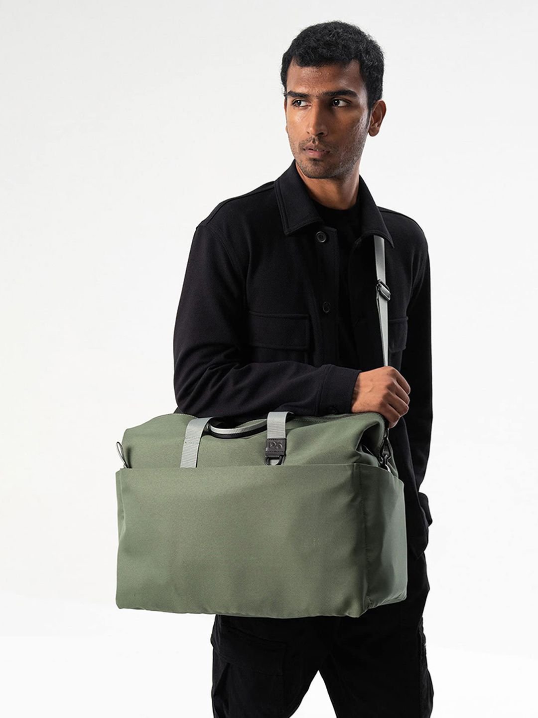 DailyObjects 100% Recycled PET Kelp Gravity Travel Duffle Bag - Image 3