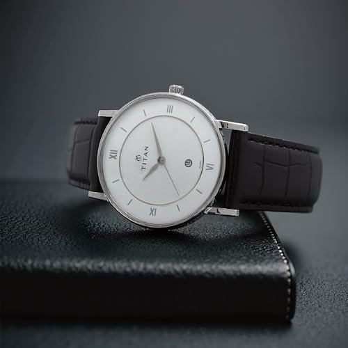 Titan Analog White Dial Unisex Watch-NM9162SL04 / NL9162SL04 - Image 2