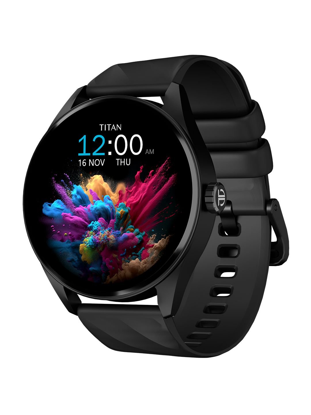 Titan Crest 1.43 AMOLED AOD Working Crown BT & SOS Calling Health Suite IP68 Smart Watch