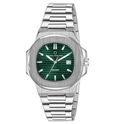 Carlington Stainless Steel Analog Wrist Watches for Men-Ct 8822