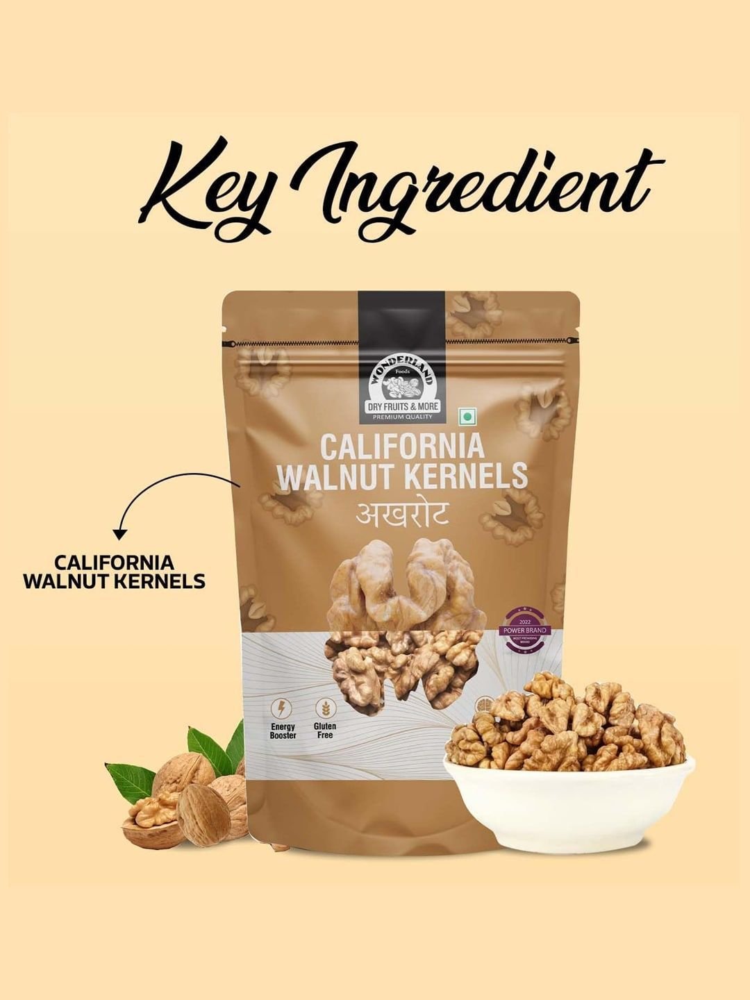Wonderland Foods Set Of 2 Premium California Walnut Kernels-500g Each - Image 3