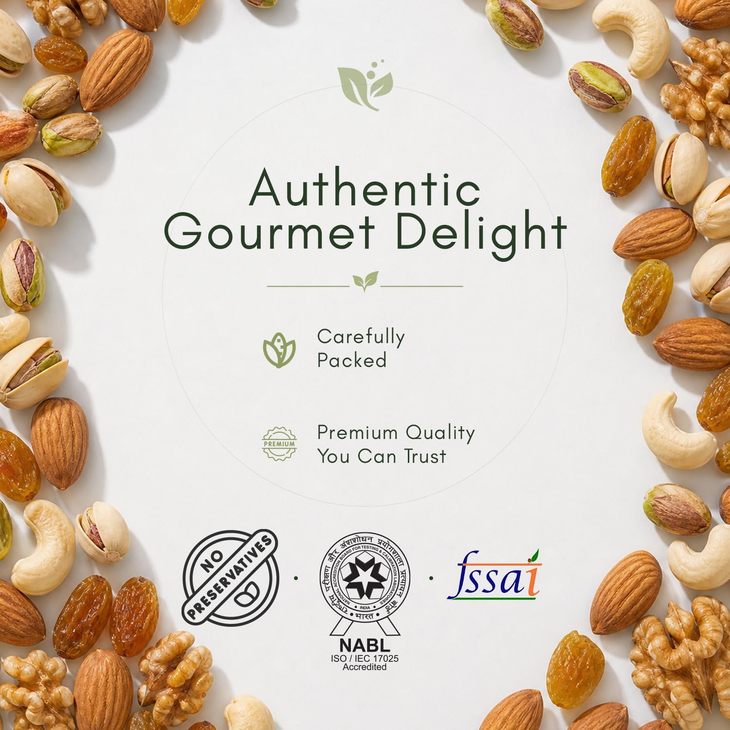 CanaNuts 100% Natural Premium Dry Fruits and Nuts Combo Healthy Cashews, Almonds, Black Raisins, Pistachios, Chilean walnuts Kernel Crunchy, Badam Kaju Pista Akhrot Kishmish | (500Gm X 5) 2.5KG - Image 8