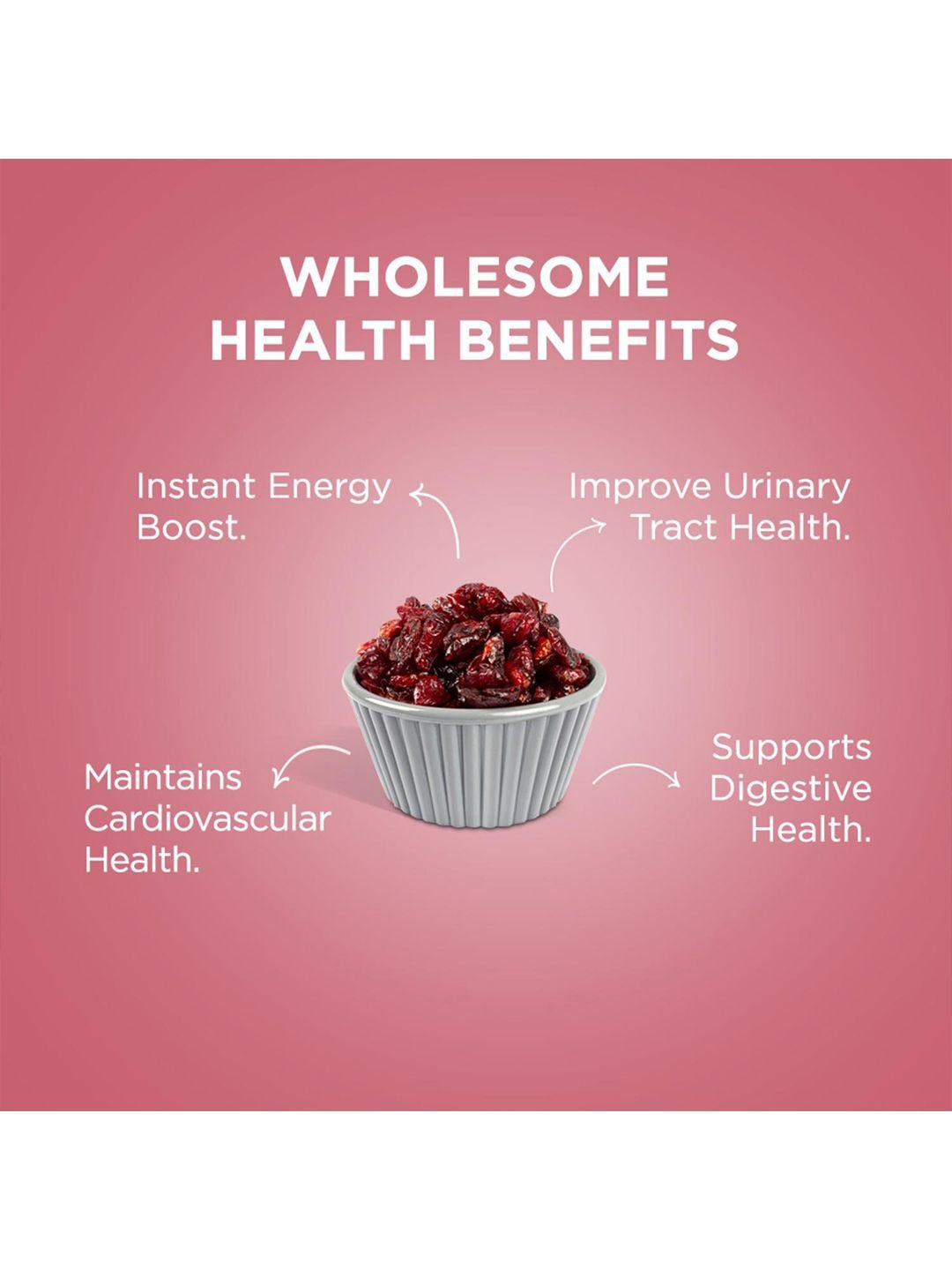 Nutty Gritties Pack of 2 Whole Healthy Snackable Dried & Sliced Cranberries 400g - Image 5