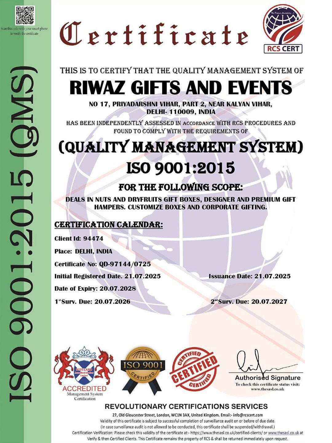 Riwaz Set Of 4 Dry Fruit Gift Box-450gm - Image 7