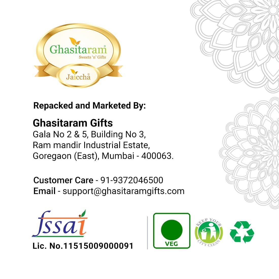 Gold 6 Part Print Dryfruit Box 1500 GMS|Dry Fruit Combo Pack Offer|Dry Fruit Gift Pack|Dry Fruit Box|Diwali Dry Fruit Gift Box| - Image 3