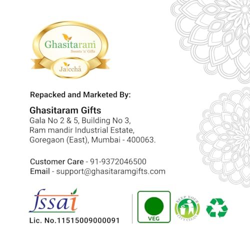 Gold 6 Part Print Dryfruit Box 1500 GMS|Dry Fruit Combo Pack Offer|Dry Fruit Gift Pack|Dry Fruit Box|Diwali Dry Fruit Gift Box| - Image 9
