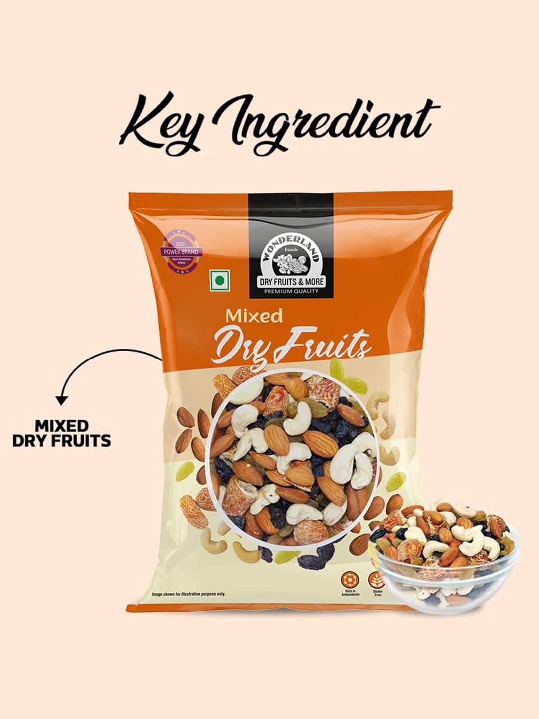 Wonderland Foods Pack Of 2 Mix Dry Fruits Panchmewa 500 g Each - Image 3