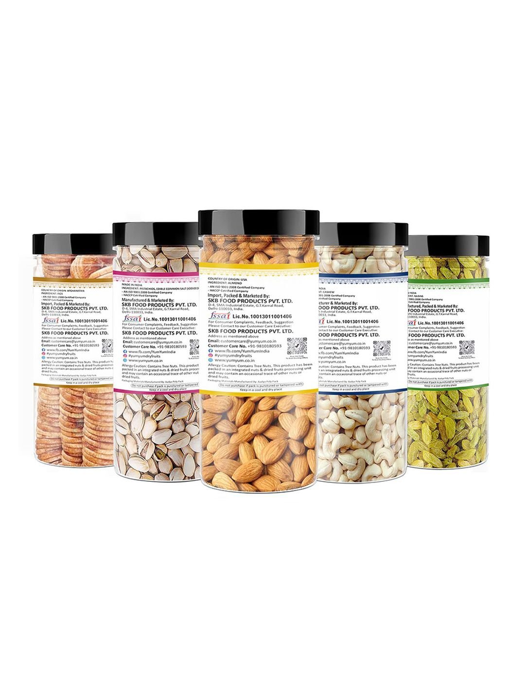 YUM YUM Pack Of 5 Mixed Dry Fruits - Image 2