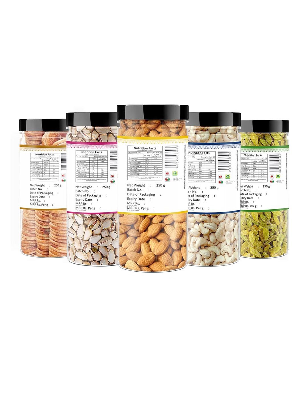 YUM YUM Pack Of 5 Mixed Dry Fruits - Image 3