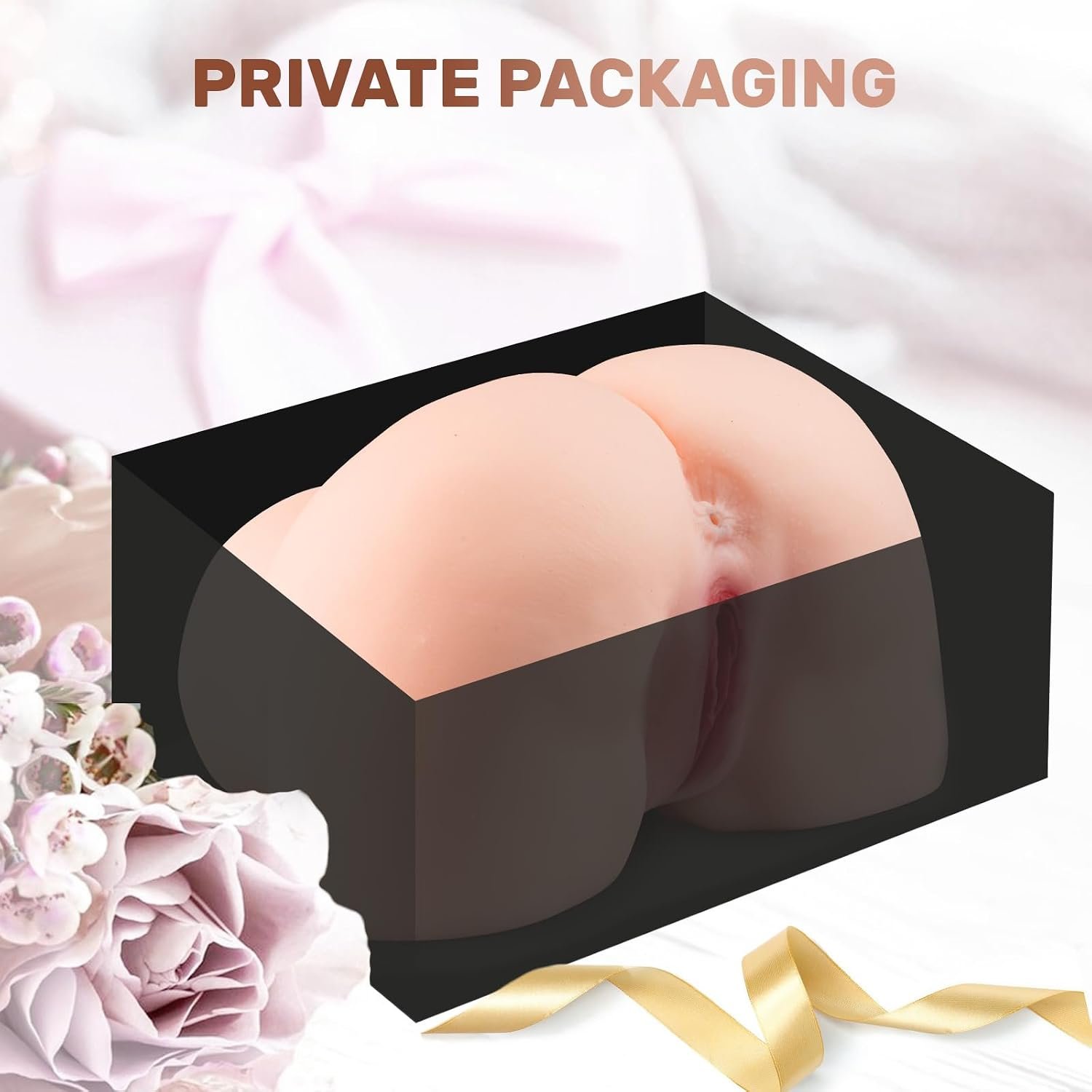 15.5 bs Life-Like Pocket Pussy for Men-Sex Toys Male Masturbators Realistic Adult Toys Sex Doll Hands Free Stroker 3D Lifelike Soft Butt with Vagina Anal Sex Pleasure Skin Color Adult Toy (16.5) - Image 5