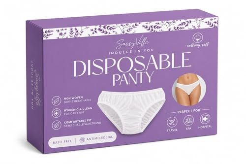 45gsm Double Layerd Disposable Panties for Women Travel Spa Saloon Innerwear use and Throw Panty Disposable Panty - Image 5
