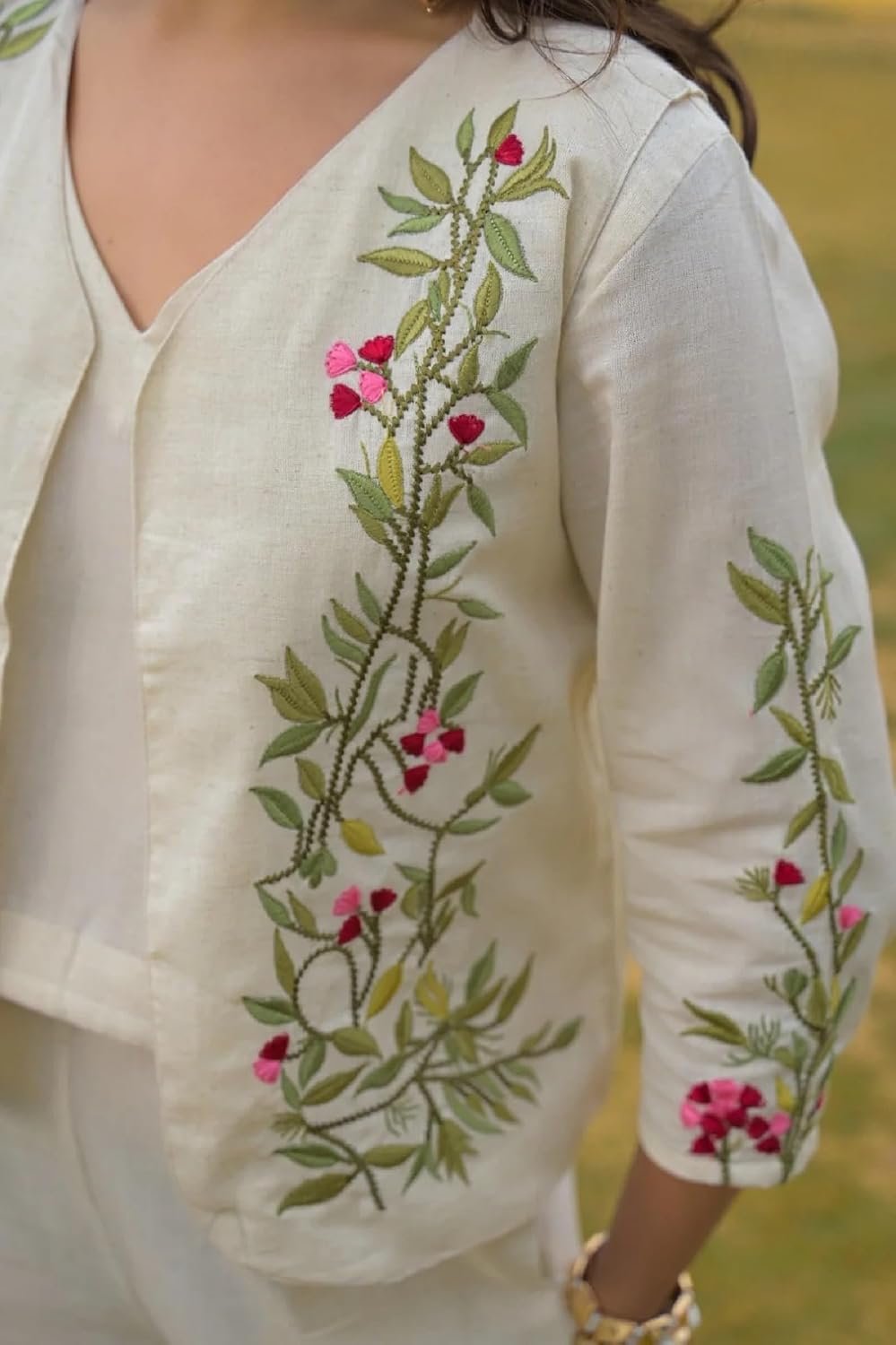 FABNEX Kurta Set for Women | Stylish Cotton Printed Kurti Pant Set | Indo-Western Casual & Festive Co-ord Set for Women (K-234-35) - Image 7