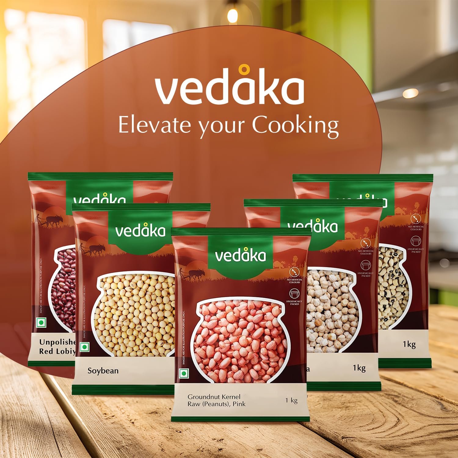 Amazon Brand - Vedaka Raw Peanuts | 1 Kg | Groundnut Kernel | Moongfali | Rich Source of Protein & Fiber | No Artificial Colours & No Preservatives - Image 7