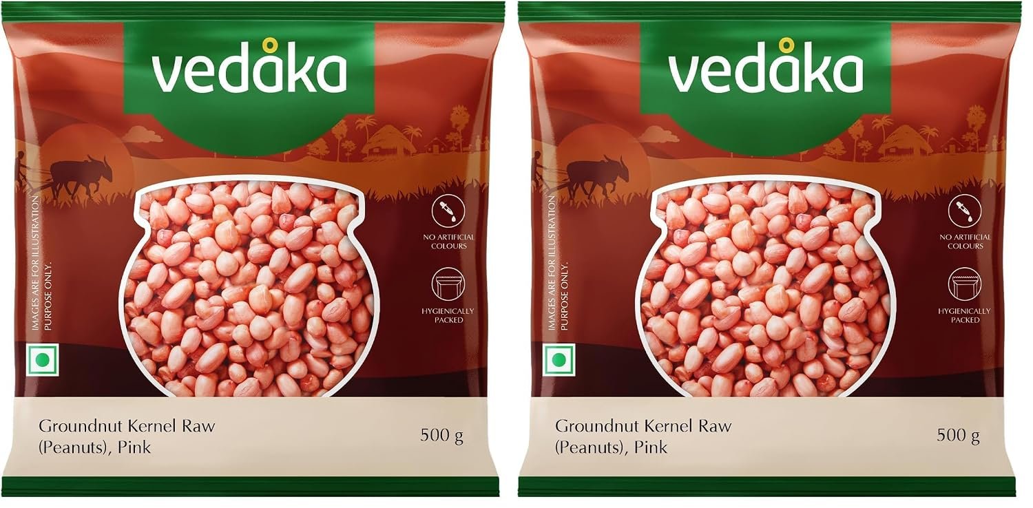 Amazon Brand - Vedaka Raw Peanuts | 1 Kg | Groundnut Kernel | Moongfali | Rich Source of Protein & Fiber | No Artificial Colours & No Preservatives - Image 8