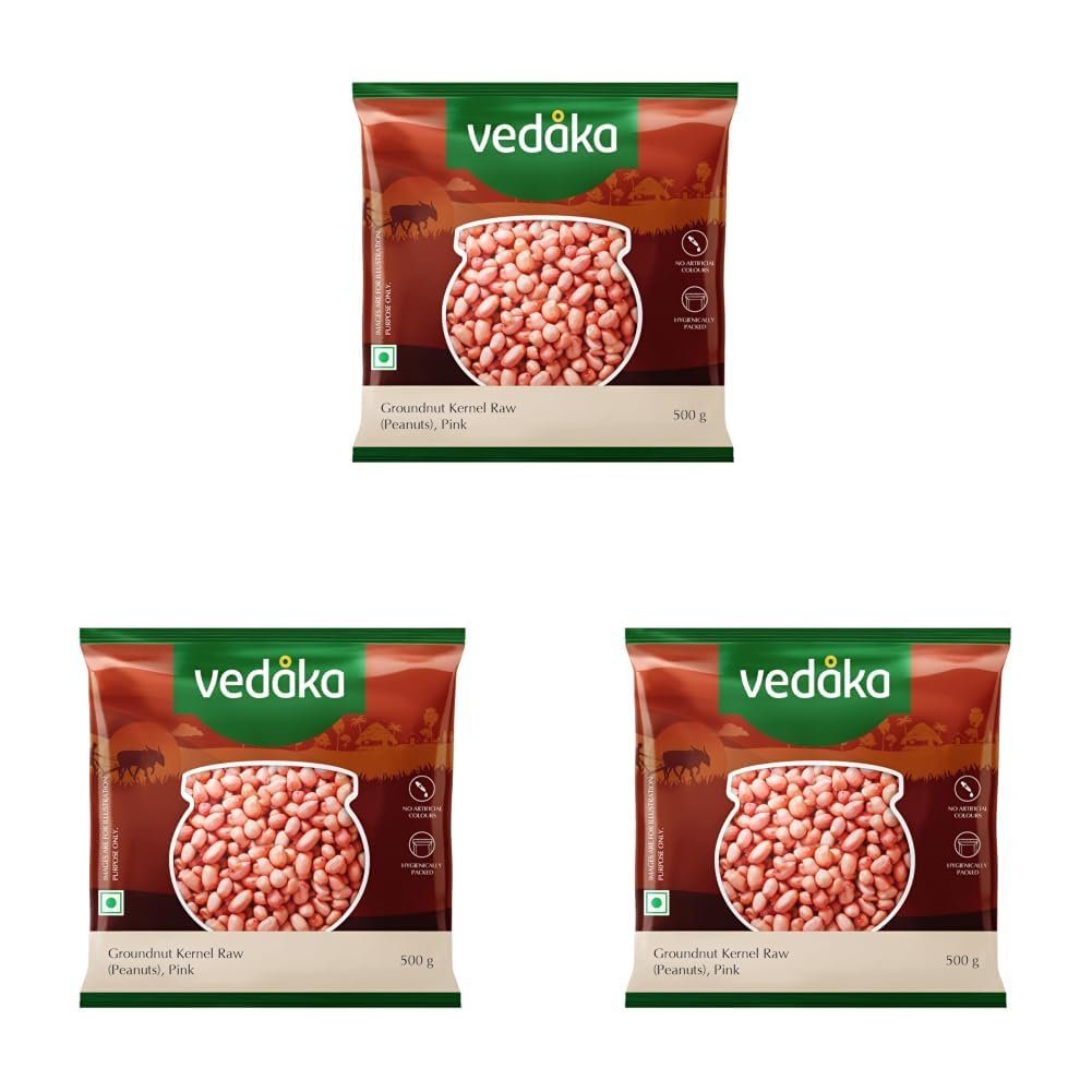 Amazon Brand - Vedaka Raw Peanuts | 1 Kg | Groundnut Kernel | Moongfali | Rich Source of Protein & Fiber | No Artificial Colours & No Preservatives - Image 9