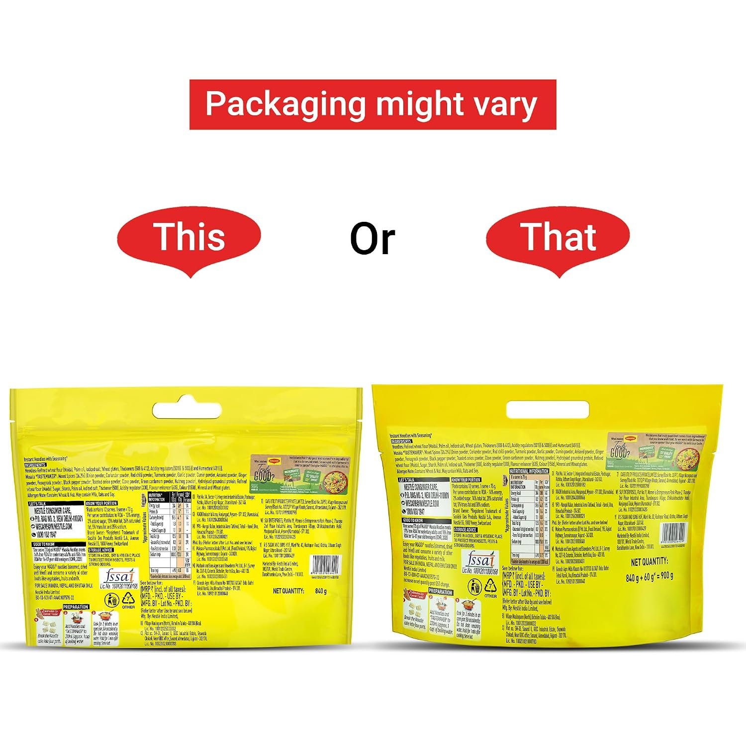 MAGGI 2-Minute Instant Noodles 12 x 70/75g each (Weight may vary) | Your favourite masala noodles with goodness of iron; Made with choicest quality spice, Mega pack - Image 5
