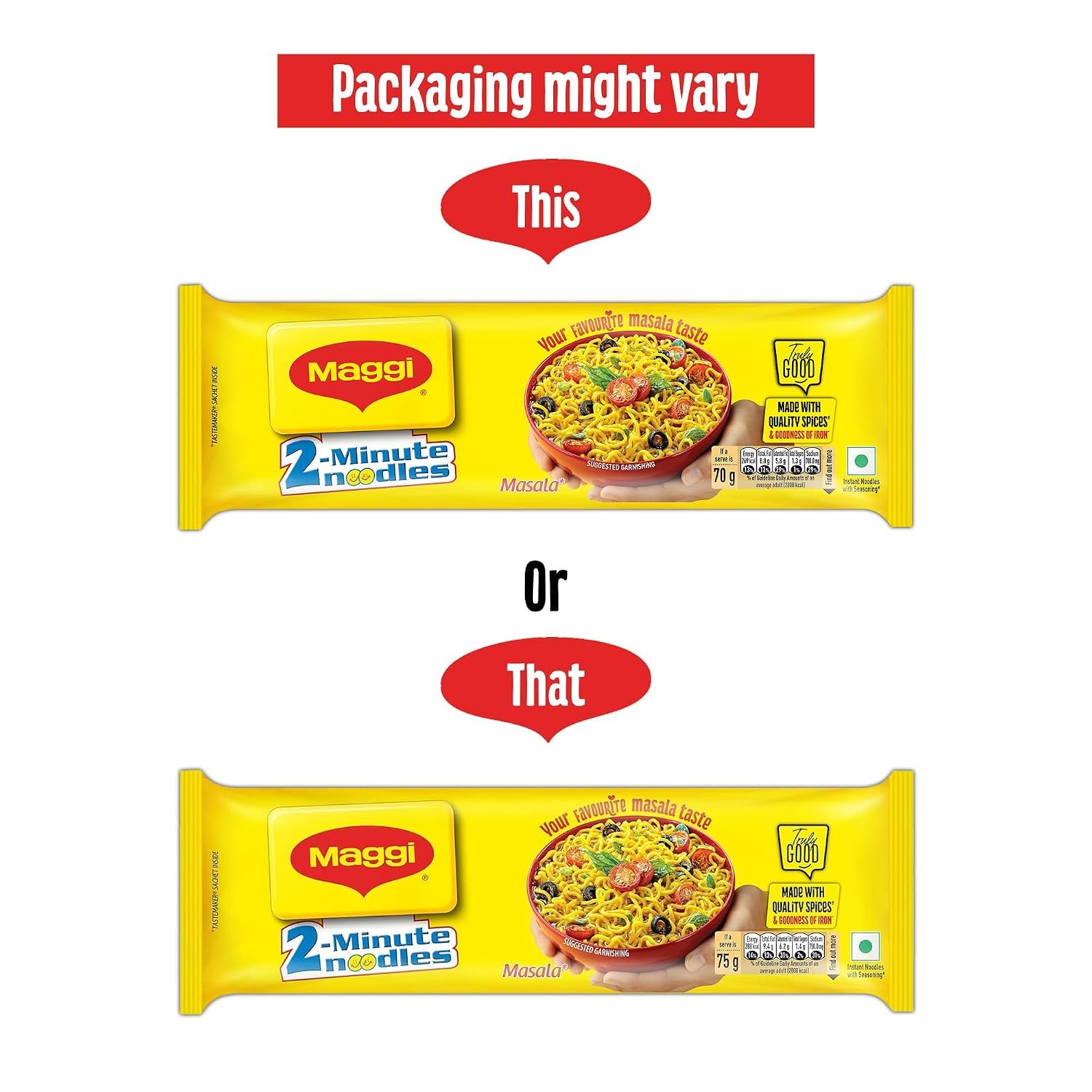 MAGGI 2-Minute Instant Noodles 560g/600g (weight may vary) | Your favourite masala noodles with goodness of iron; Made with choicest quality spice - Image 4