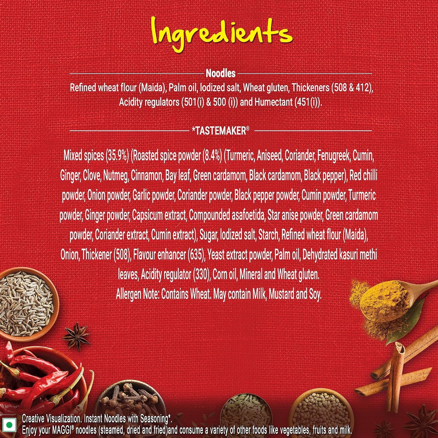 MAGGI 2-Minute Special Masala Instant Noodles,280g/300g (Weight May Vary) | Classic special masala flavour instant noodles in a bigger multi-serve pouch, ready in 2 minutes - Image 7